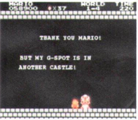 Unbeknownst to Mario, he would have to trudge through seven more worlds of the Mushroom Kingdom before getting to bang Princess Toadstool.