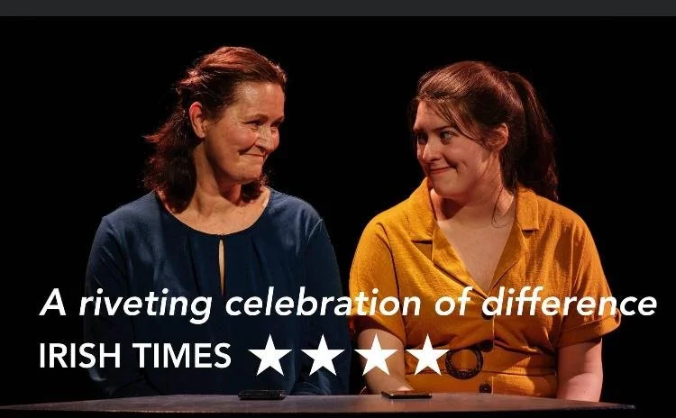 Our Centre Director, Paula, live at The Abbey Theatre this week.