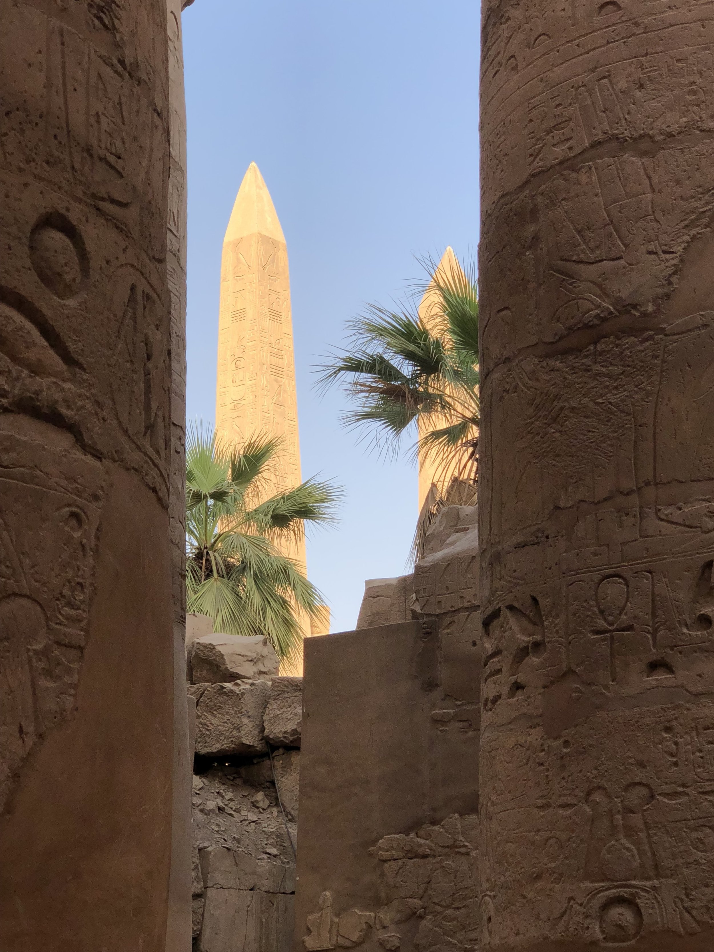 Obelisks at Karnak Temple
