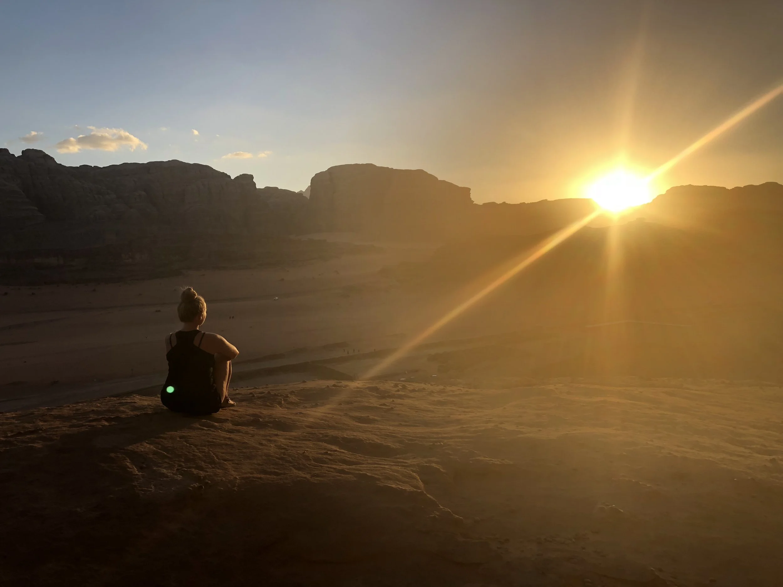 Sunset over Wadi Rum