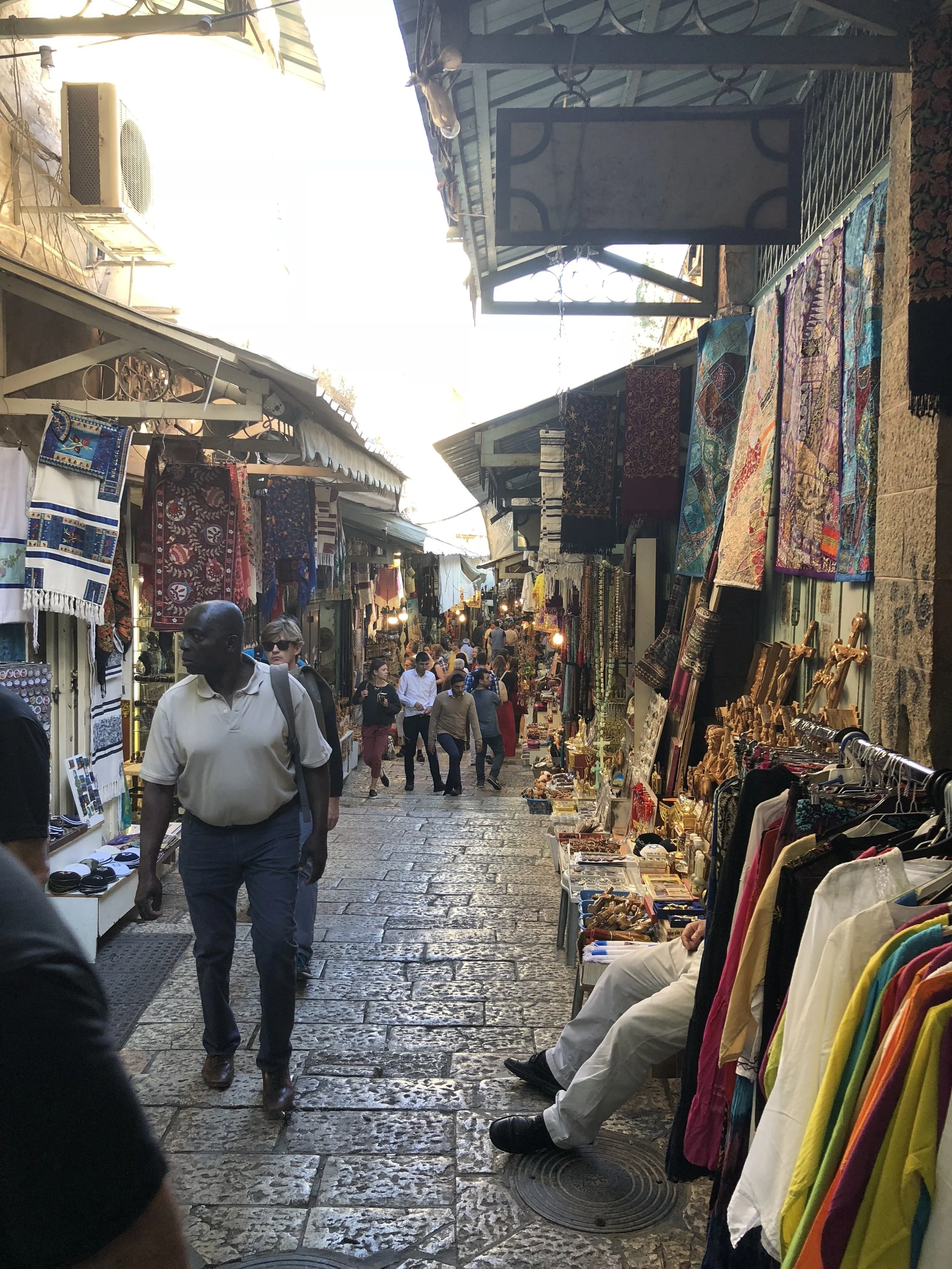 Streets inside the Old City of Jerusalem