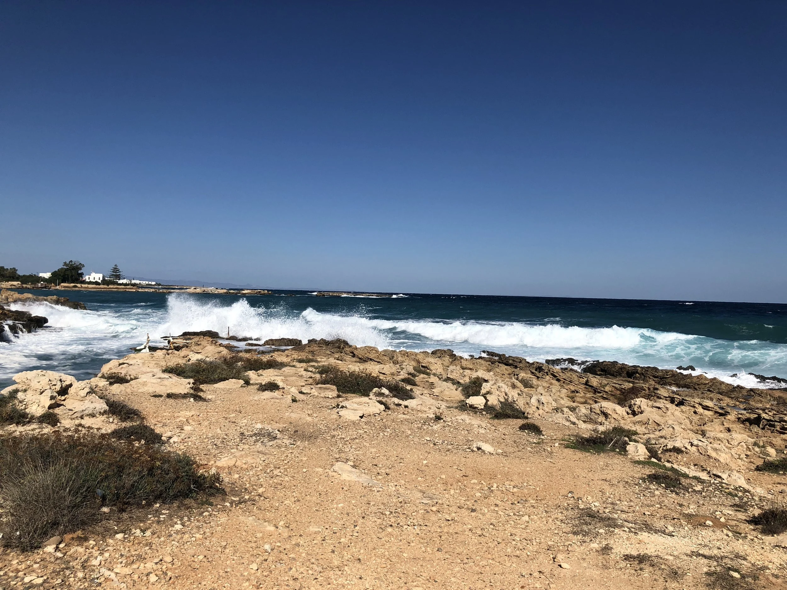 Out front of our apartment in Ayia Napa