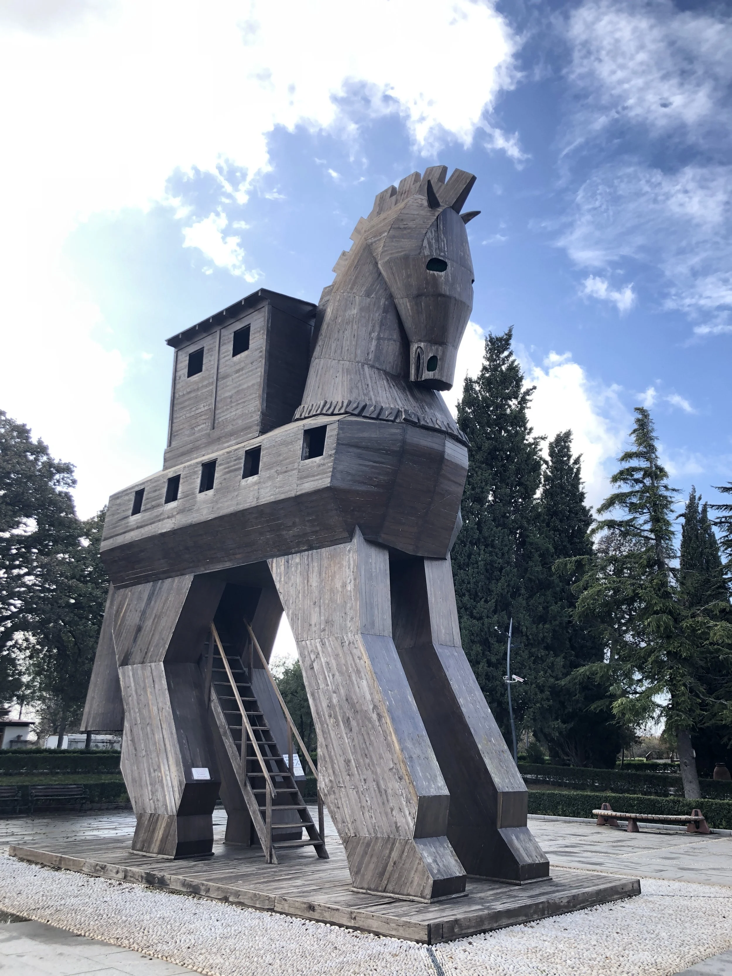 Replica of the Trojan horse
