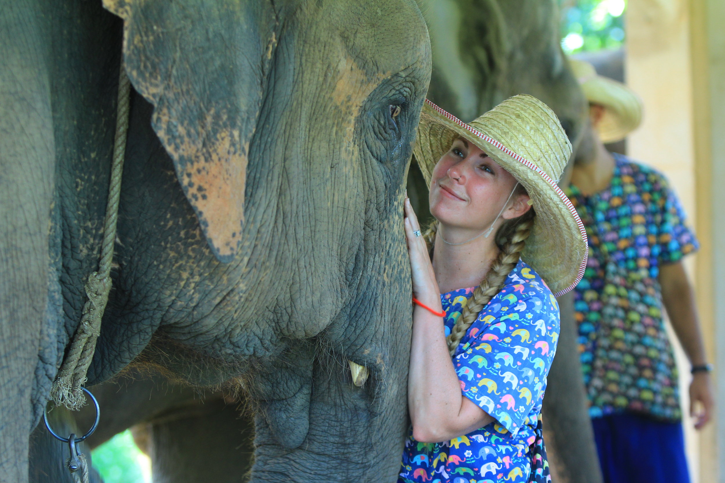 Victoria at Kanta Elephant Sanctuary