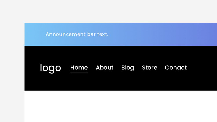 Gradient Background - Announcement Bar — Ghost Plugins