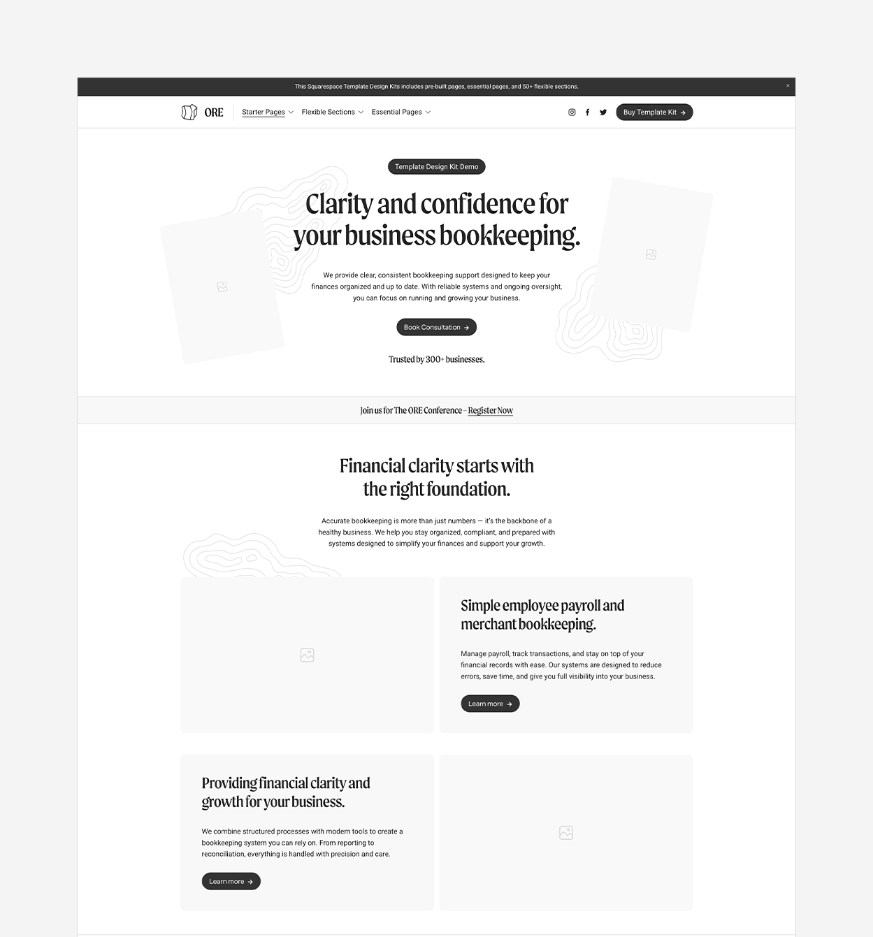 Ore – Template Design Kit