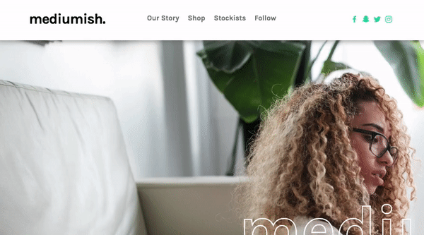 Stretchy Navigation Line