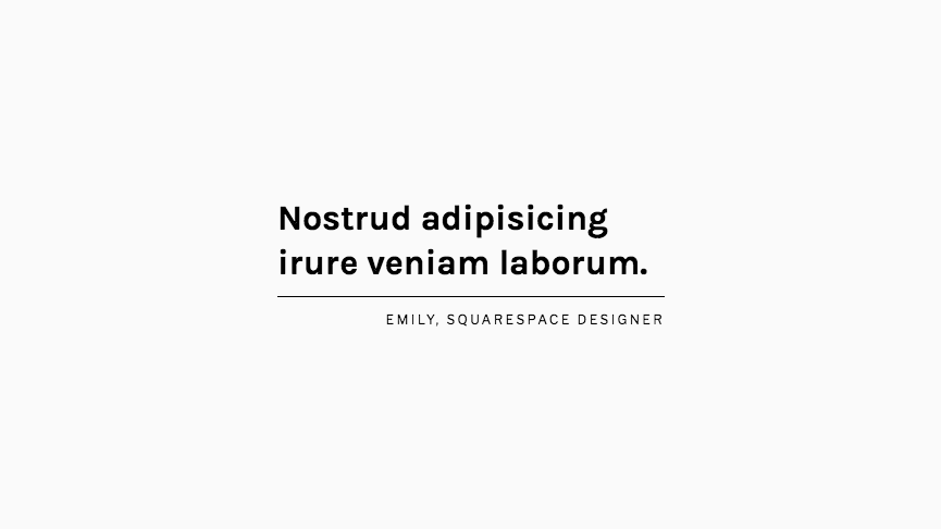 Quote Block Style Two — Ghost Plugins