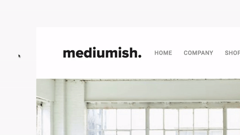 Animated Gradient Text Logo On Hover