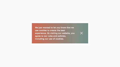 Cookie Banner Gradient Color — Ghost Plugins