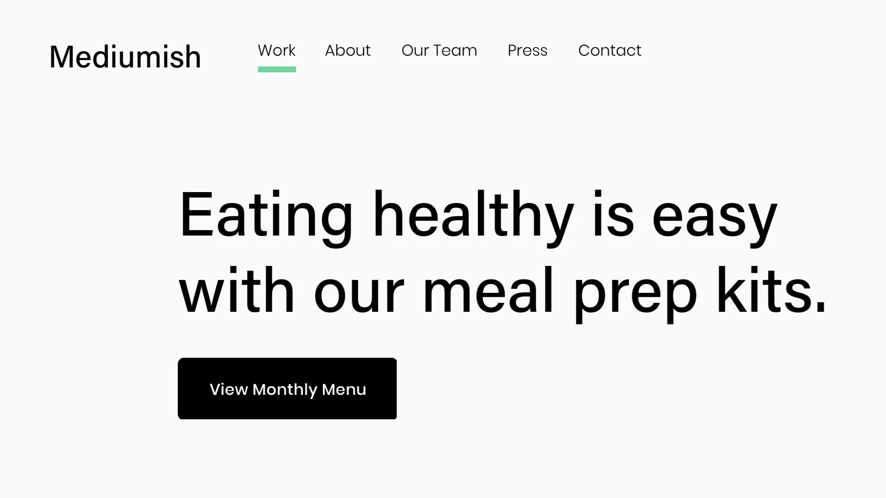 Thicker Active Navigation Line
