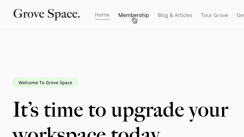 Spotlight Navigation Hover Style