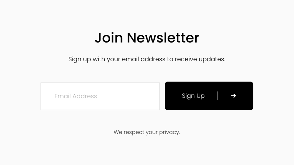 Go Arrow Button Style (Newsletter Version) — Ghost Plugins