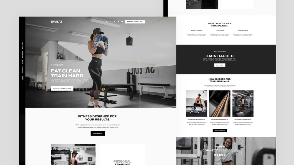 Website Examples Squarespace Personal Trainer Website Squarespace