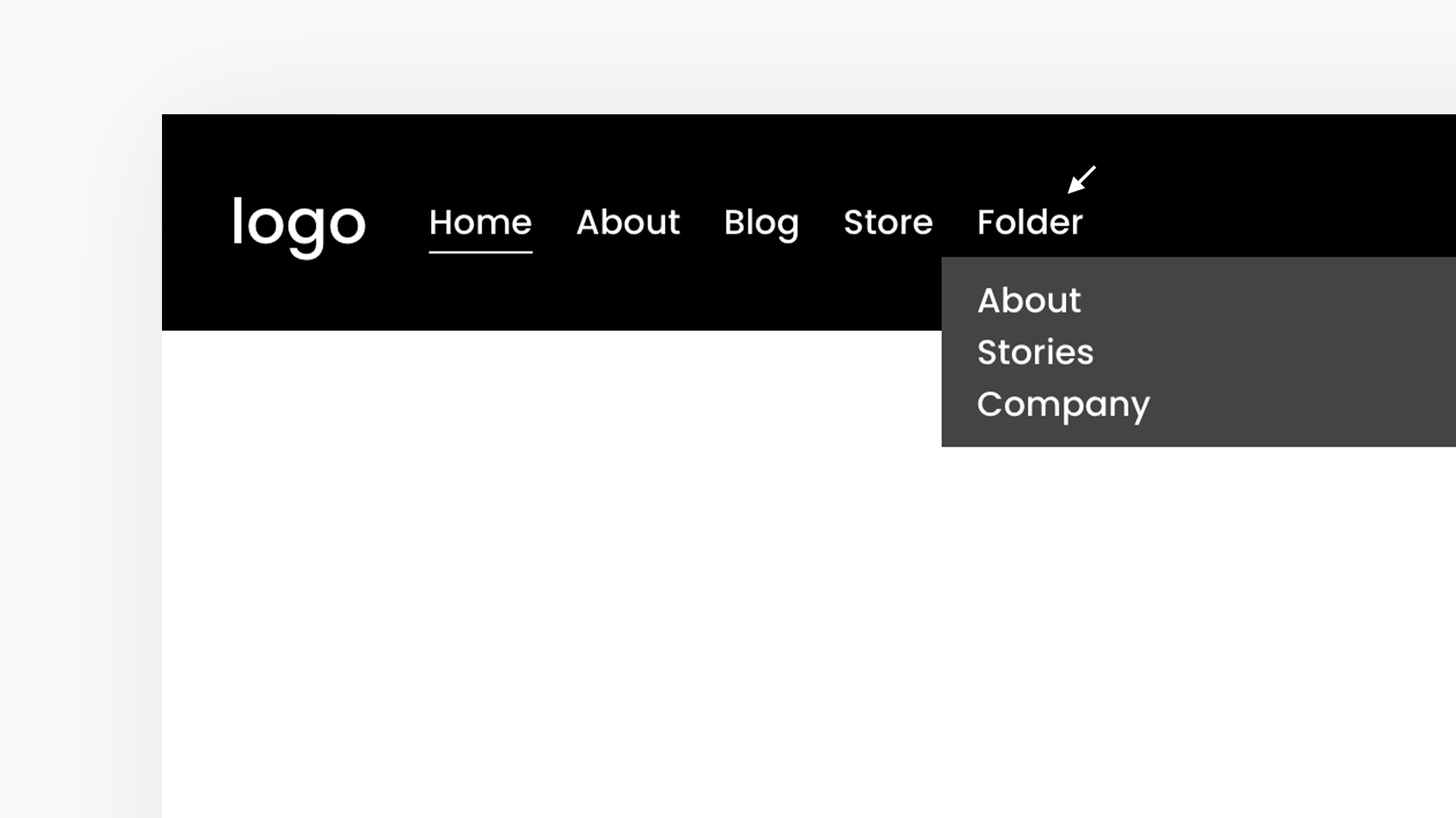 Turn Off Folder Title Links