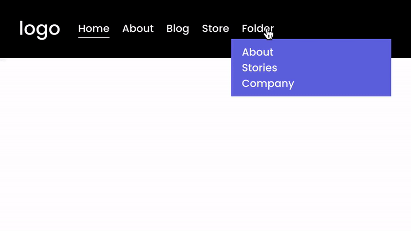 Fade In Folder On Hover