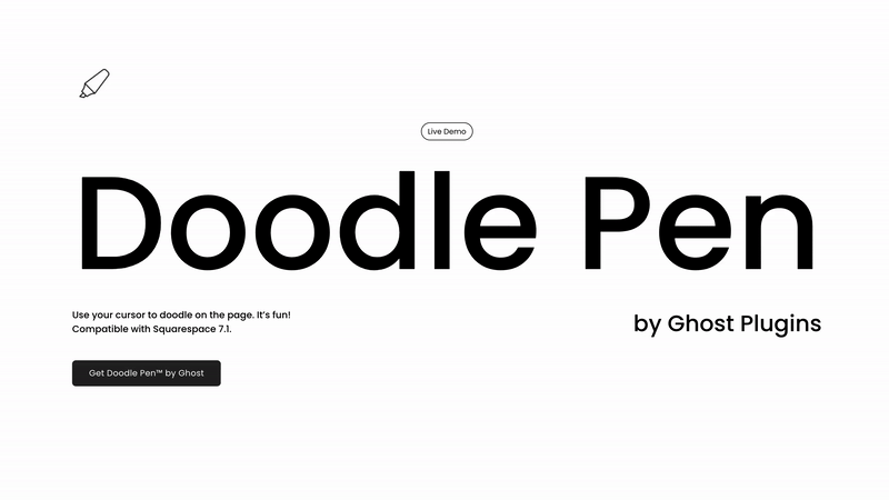 Doodle Pen™ by Ghost — Ghost Plugins
