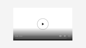 Simple Play Button Style - Video Block — Ghost Plugins