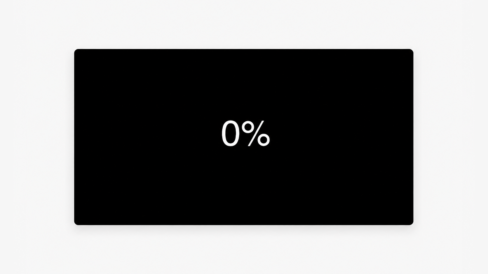 Percent Loading Screen