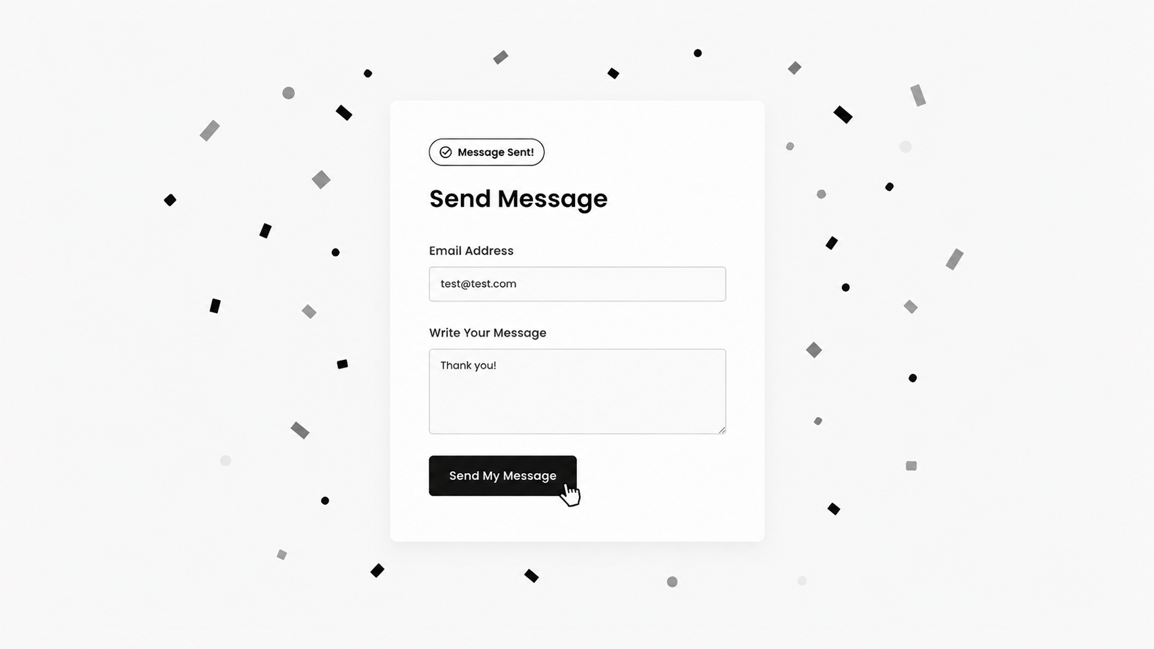 Confetti Pop! Form