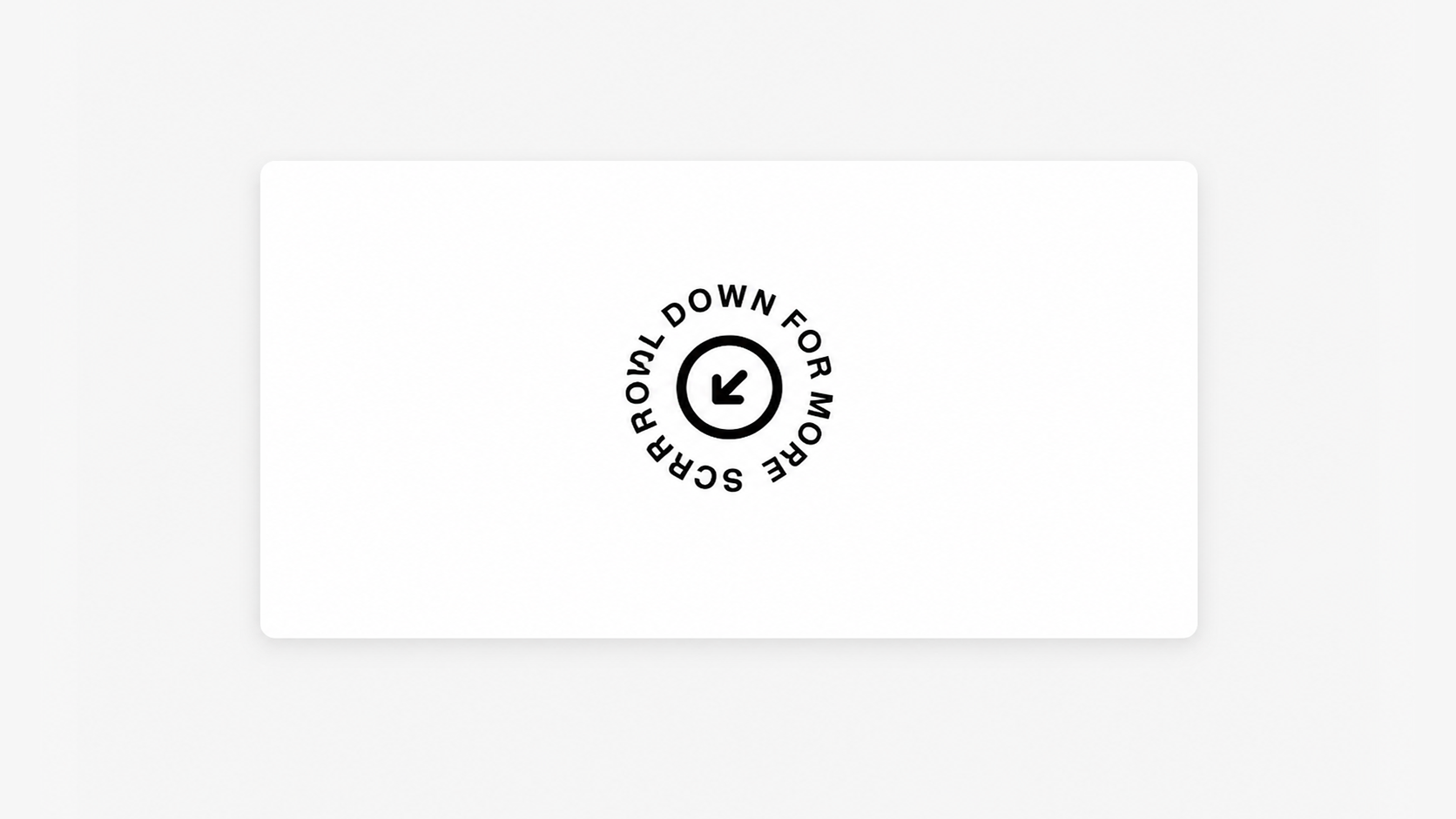 Rotating Scroll Down Circle (7.1 Version)