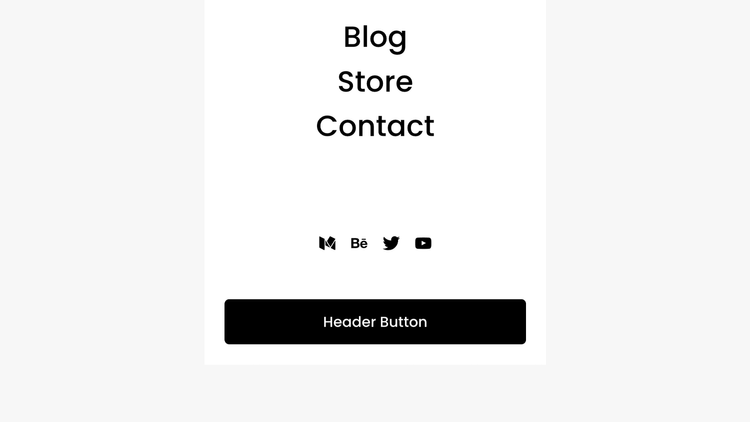 Full Width Button - Mobile Menu — Ghost Plugins