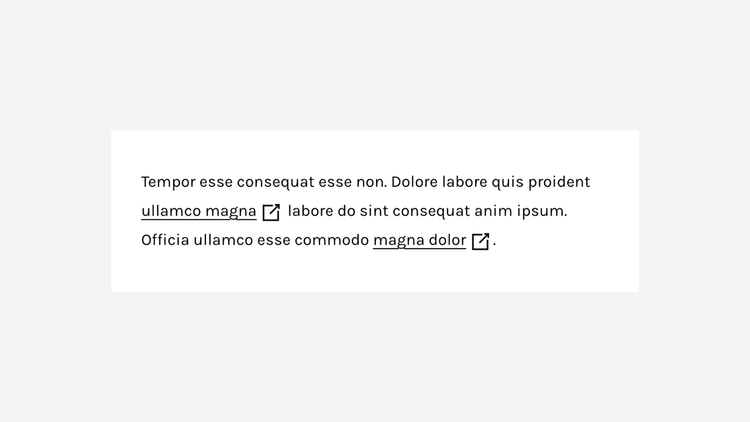 Hyperlink External Arrow Icon (#2) — Ghost Plugins