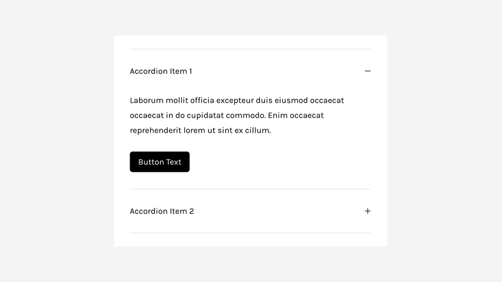 Add a Button - Accordion Block — Ghost Plugins