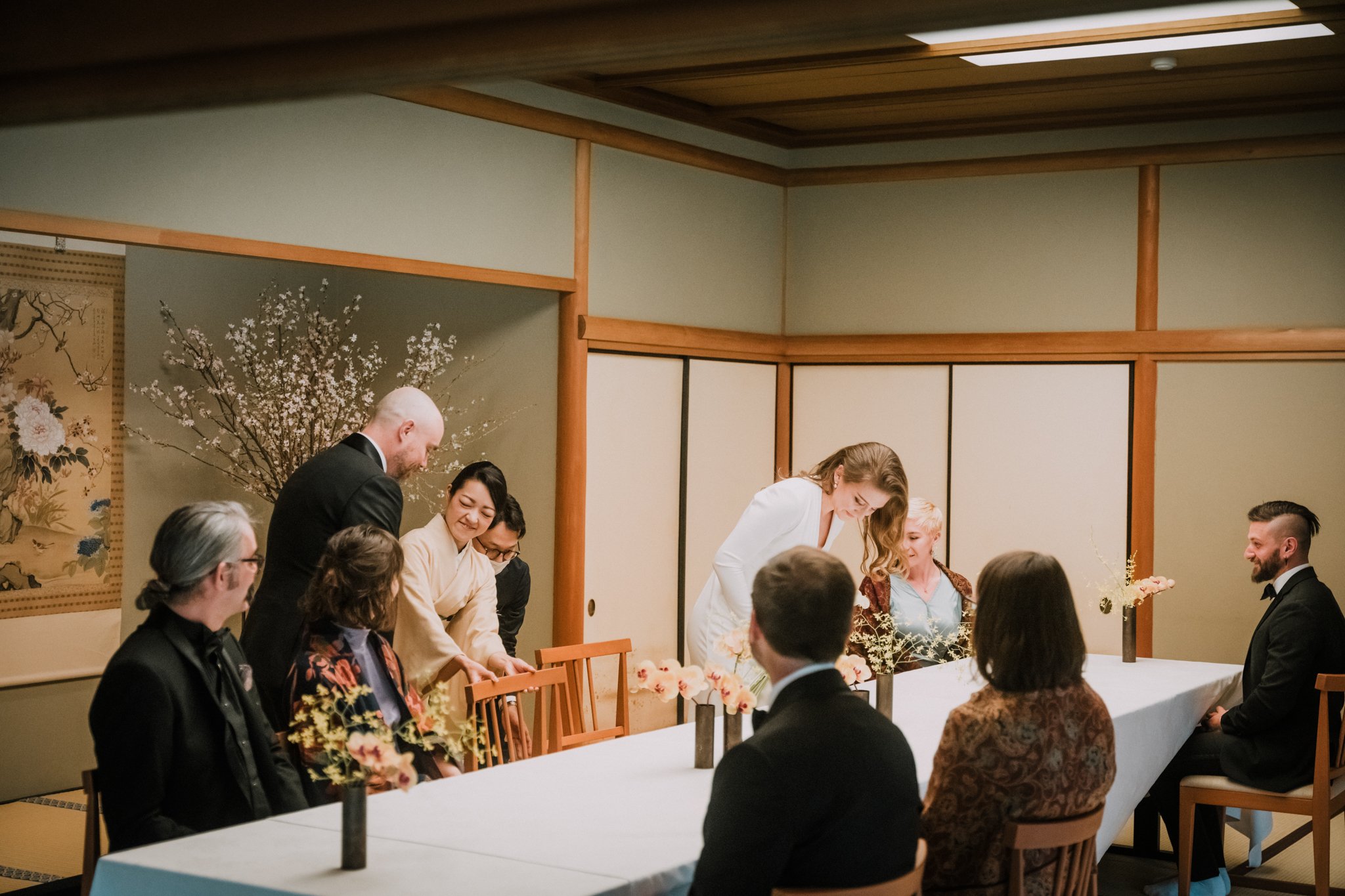Tokyo tea wedding ceremony