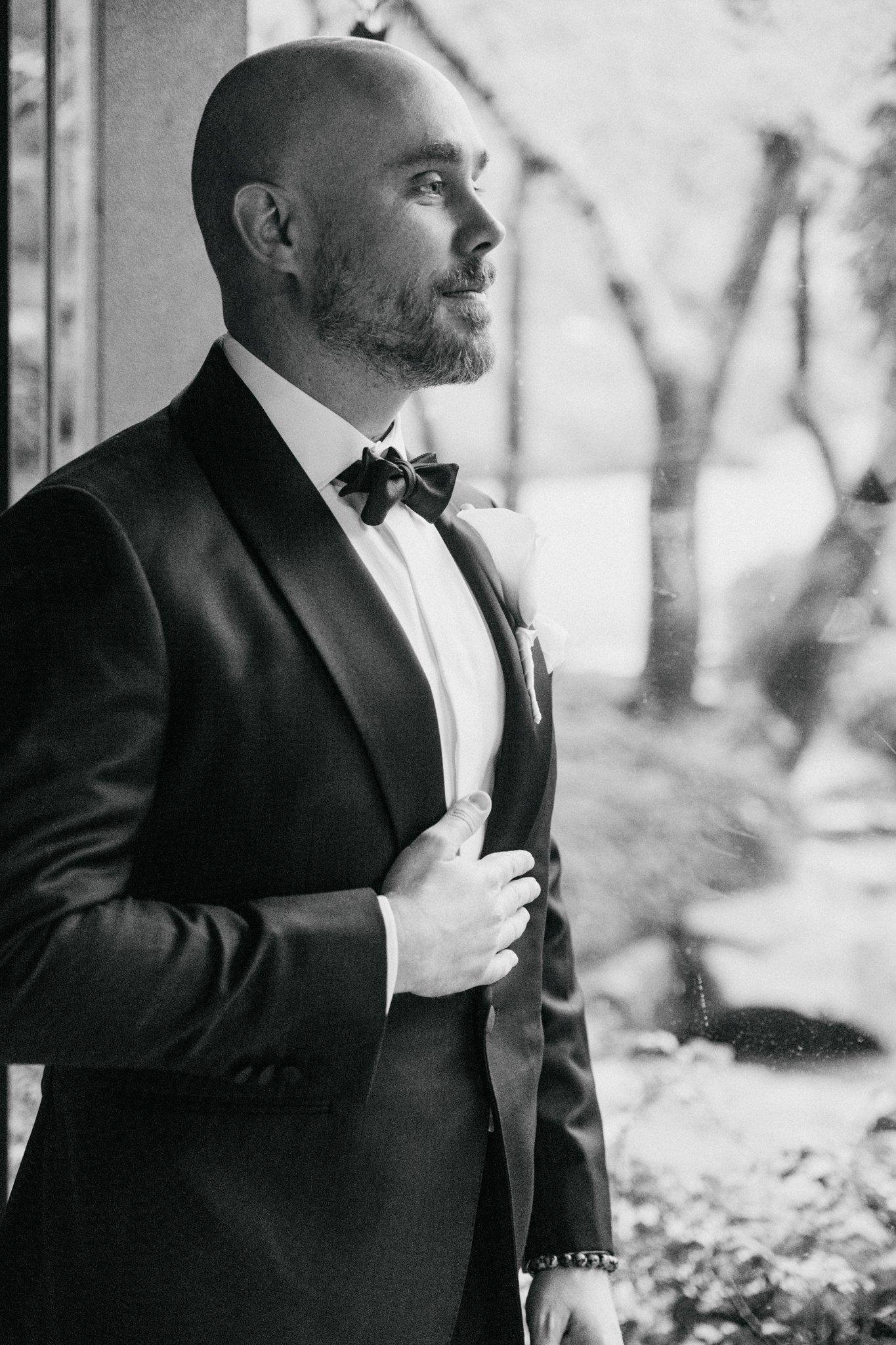 Tokyo Elopement groom portrait