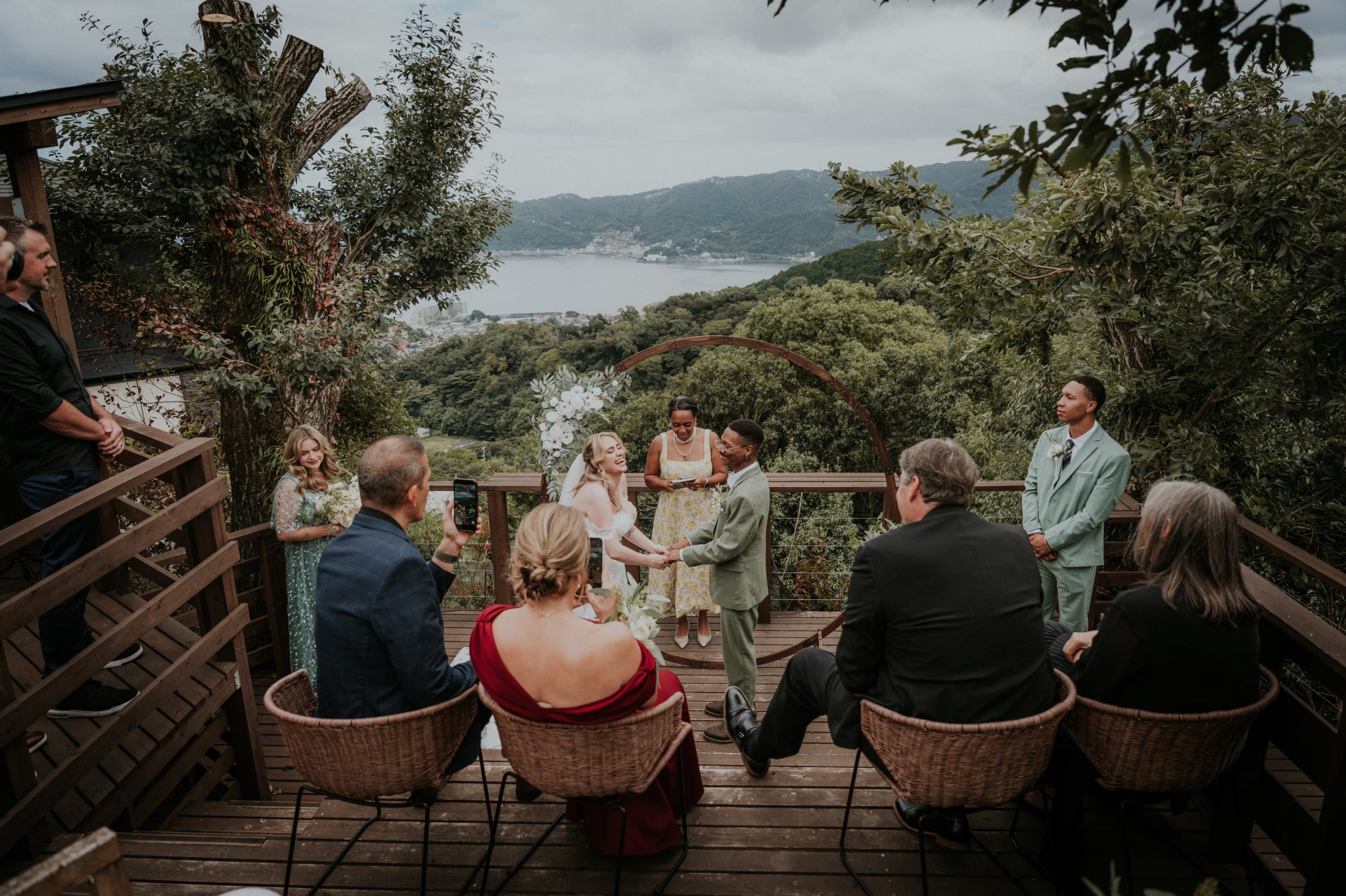 Elopement in Japan: A Romantic Izu Wedding at an Ocean-View Airbnb and Atami Plum Garden 