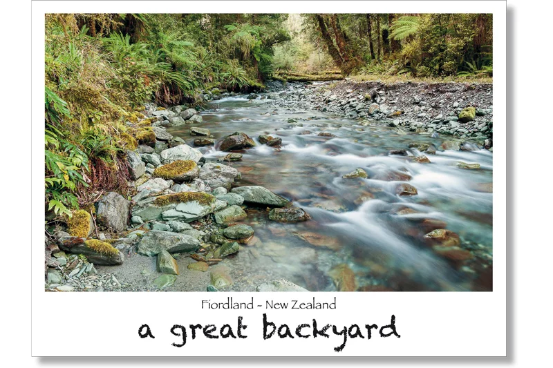 Fiordland Postcard by Corin Walker Bain | a great backyard photography NZ