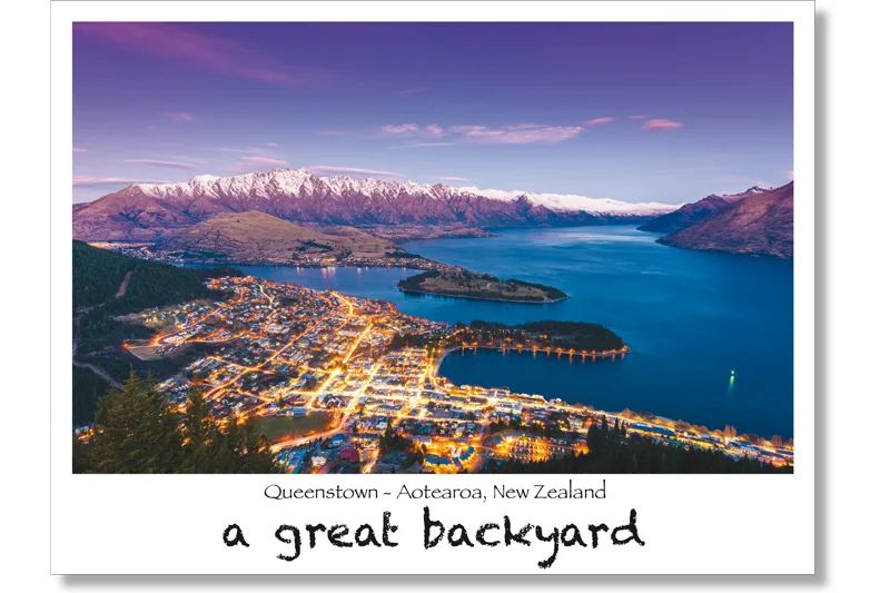 Queenstown Postcard by Corin Walker Bain | a great backyard photography NZ
