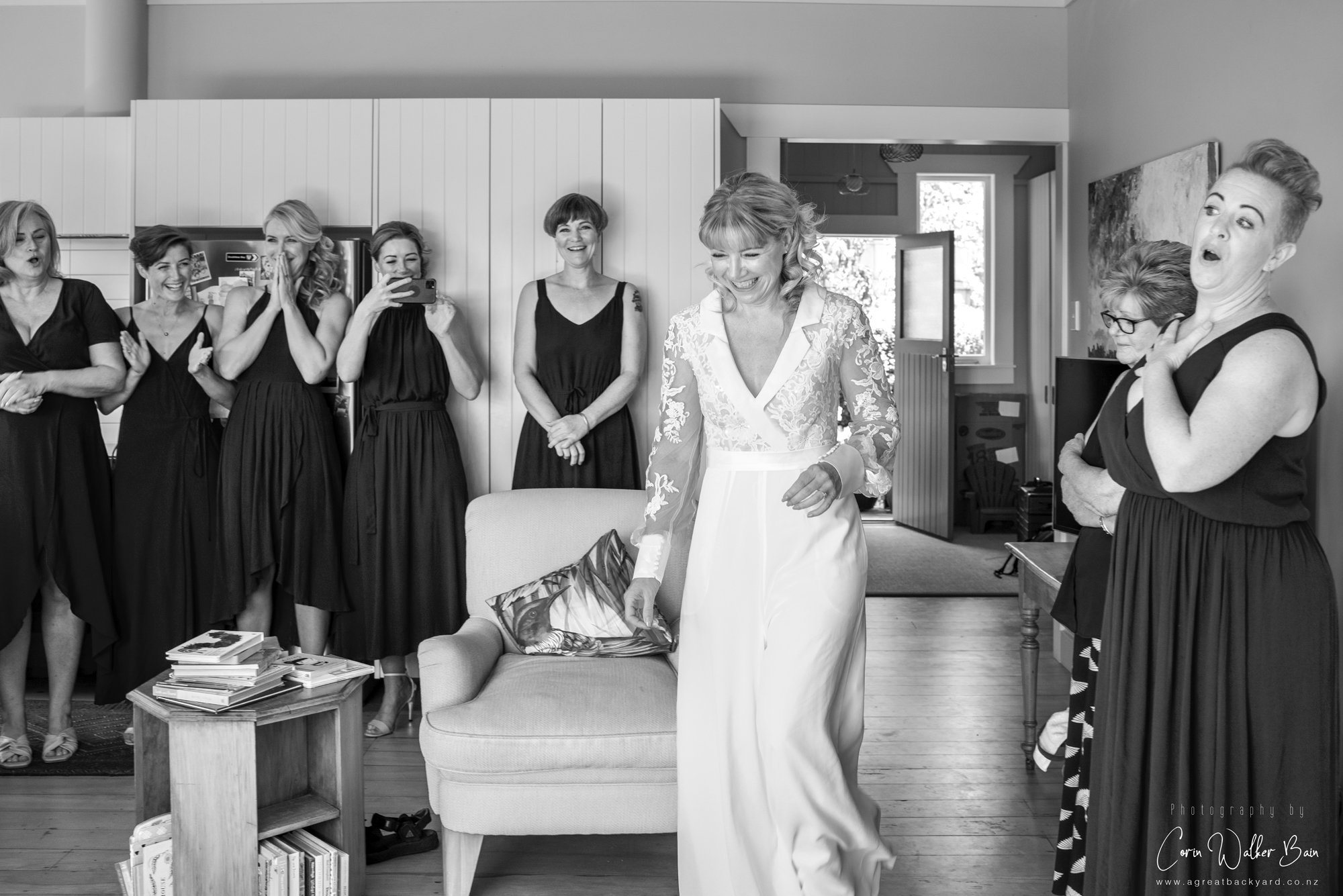 Charlotte and Kyle's gorgeous Hamilton wedding — a great backyard