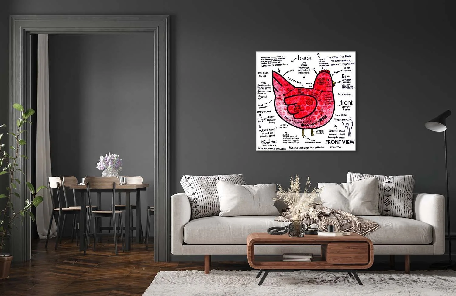 The Little Red Hen by Bonnie Coad  |  Pattern Pet Series  |  Limited Edition