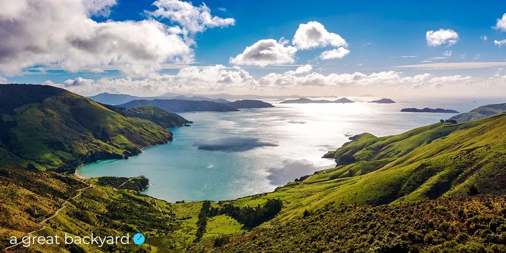 Titirangi Bay, Marlborough Sounds by Corin Walker Bain | a great backyard New Zealand landscape prints