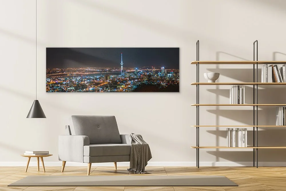 Auckland night print on home wall | a great backyard print & photography