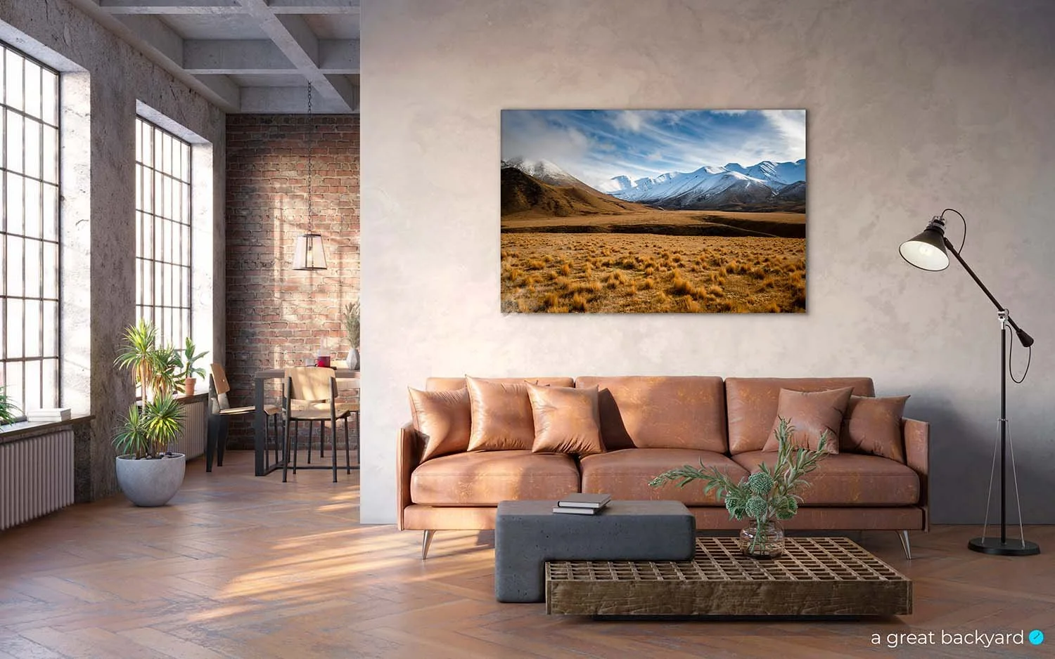 Arthur's Pass landscape print on home wall | a great backyard landscape photography