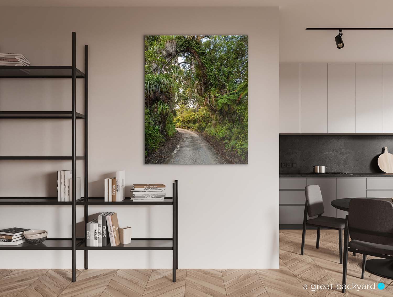 Road to Anatori hanging on home wall | a great backyard proudly NZ made