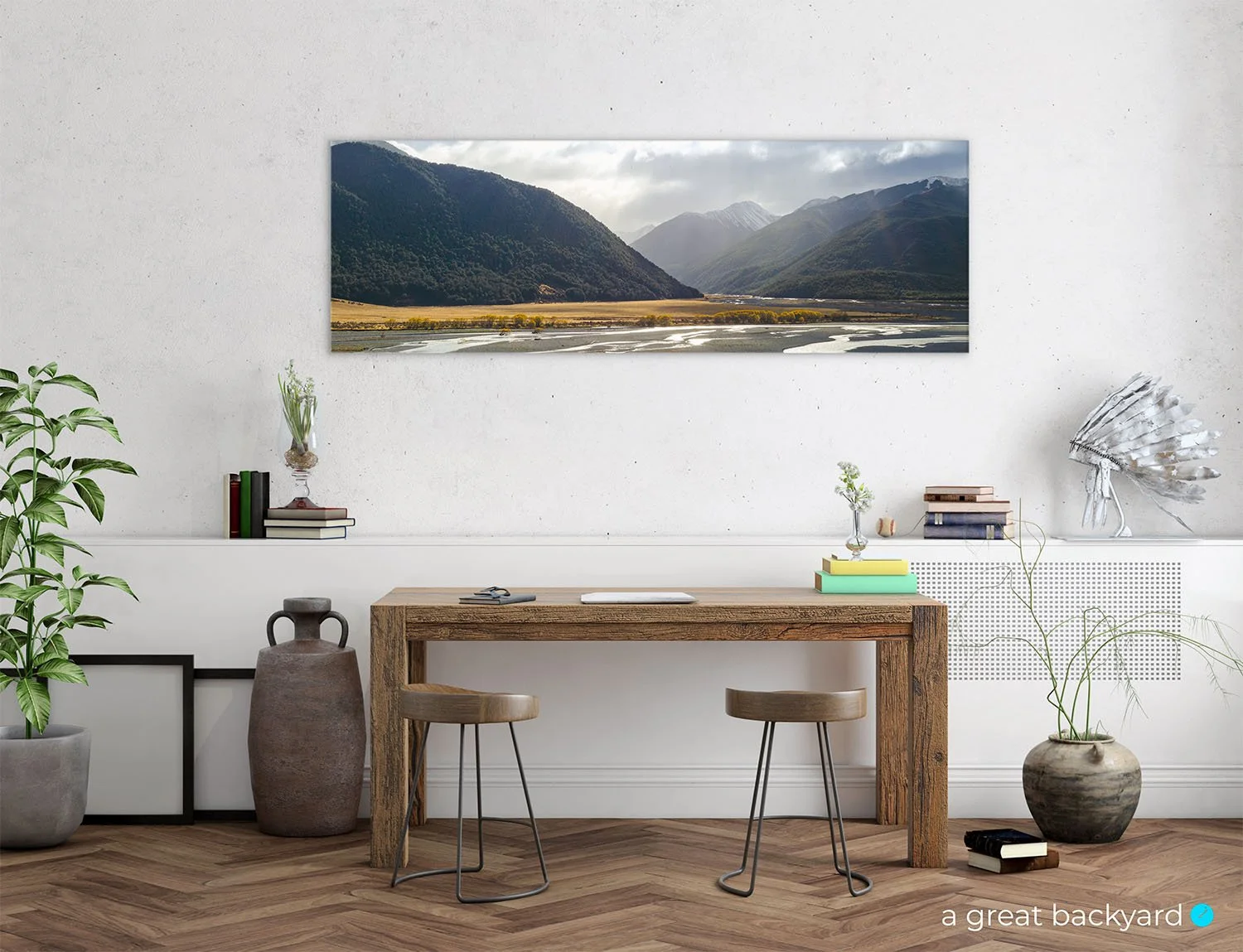 Arthur's Pass print on home wall | a great backyard landscape photography prints