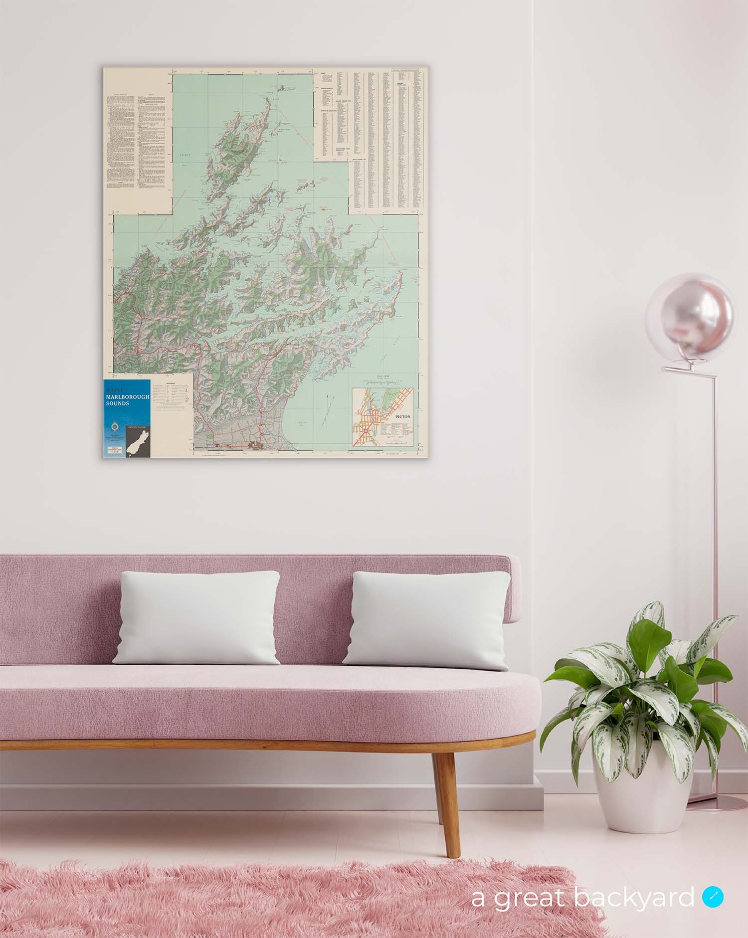 Marlborough Sounds Map (1969)