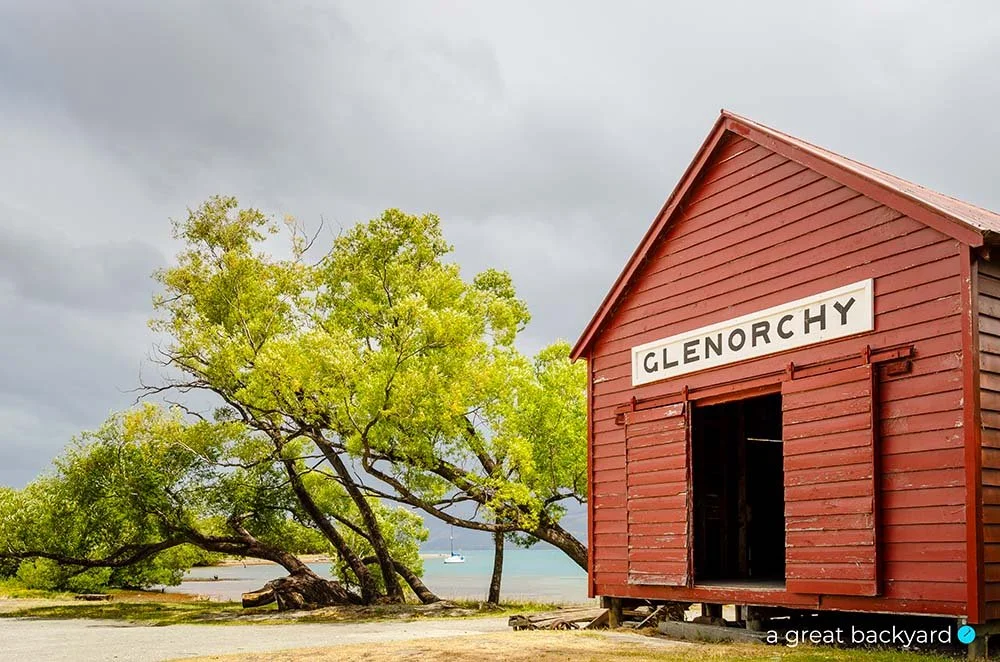 Glenorchy Red Shed by Corin Walker Bain | New Zealand photography