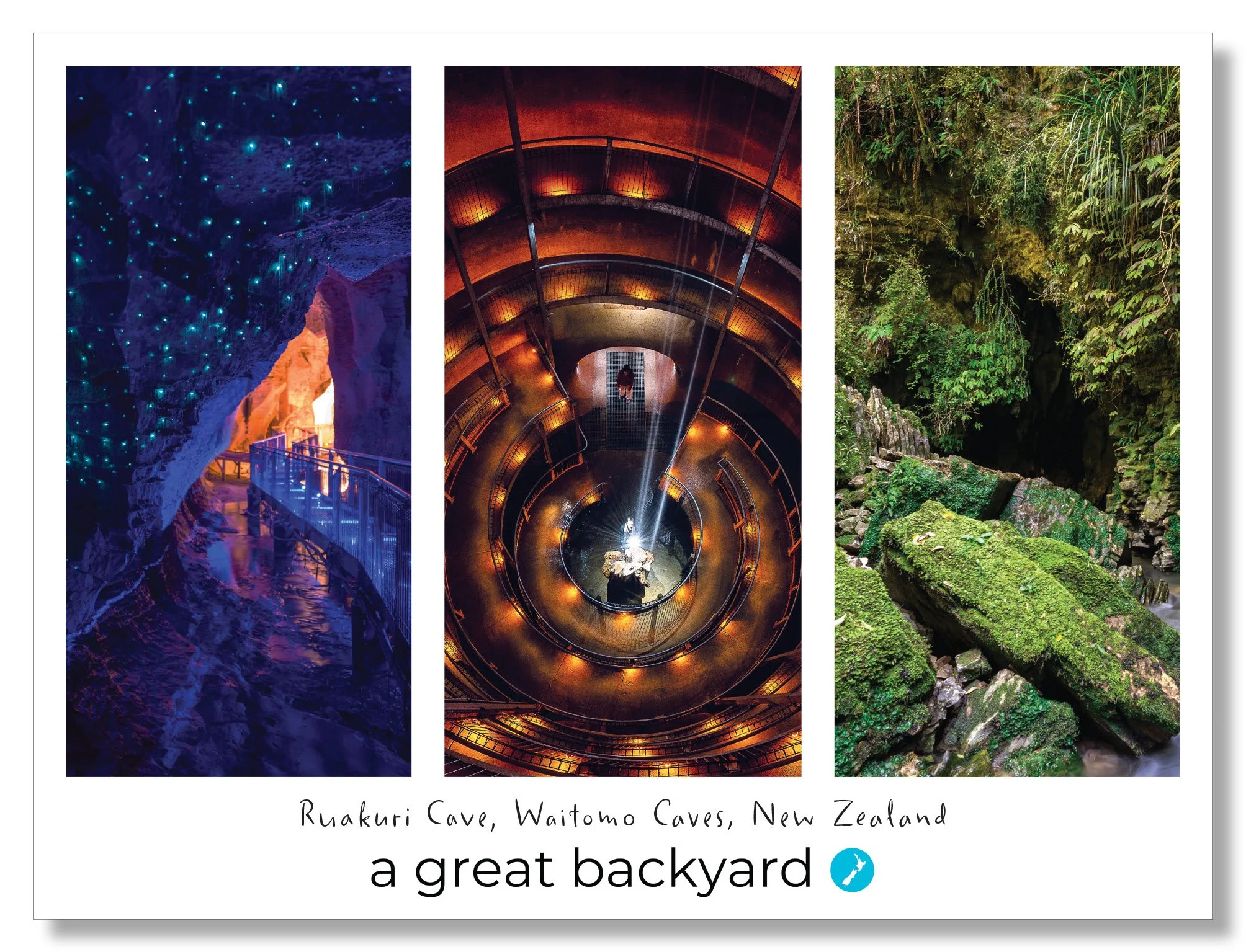 Ruakuri Cave Postcard by Corin Walker Bain | a great backyard photography NZ