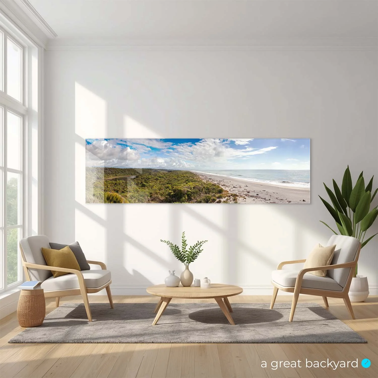 Ship Creek print on home wall | a great backyard fine art photography