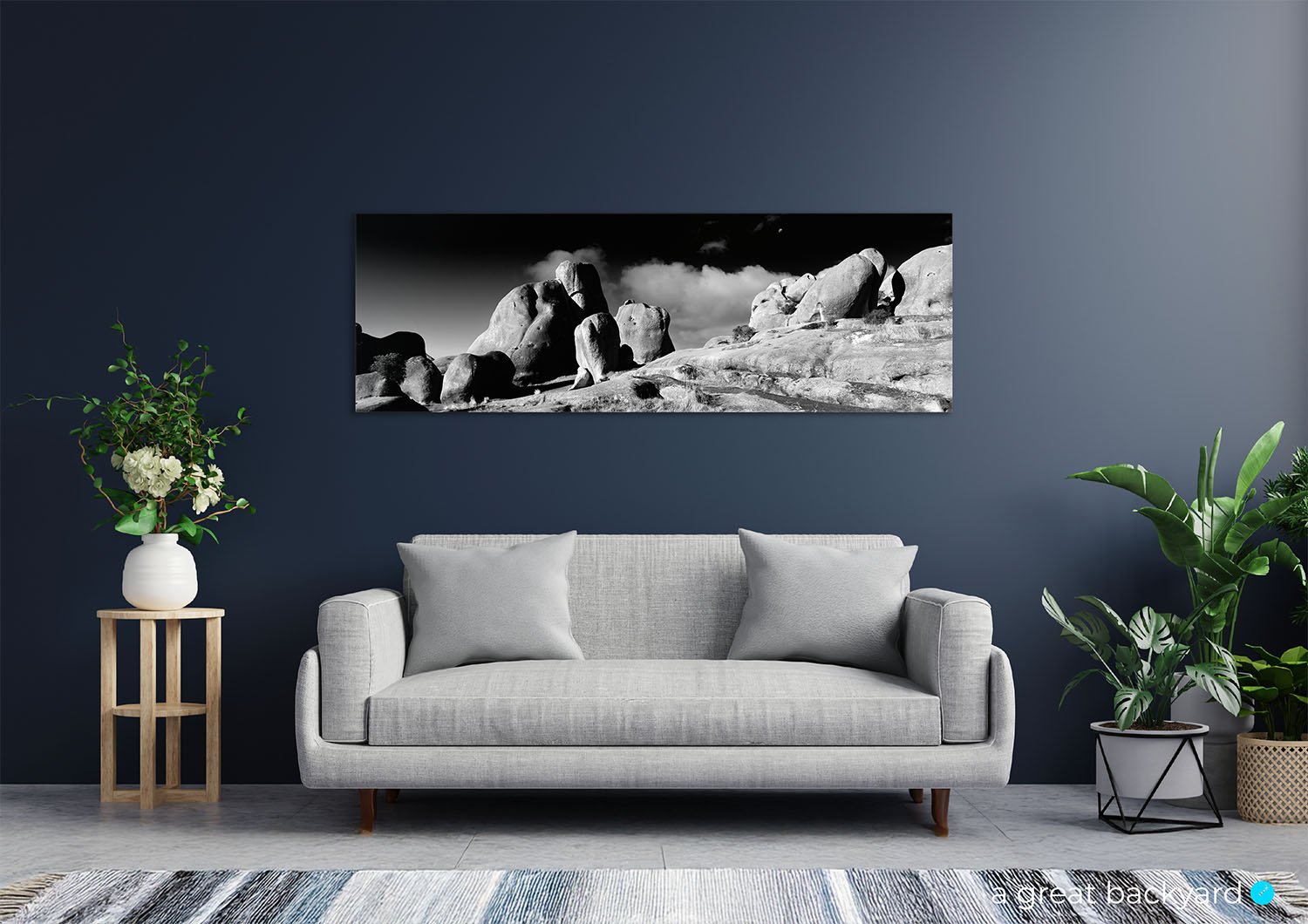 Castle Hill print on home wall | a great backyard photography prints made in NZ