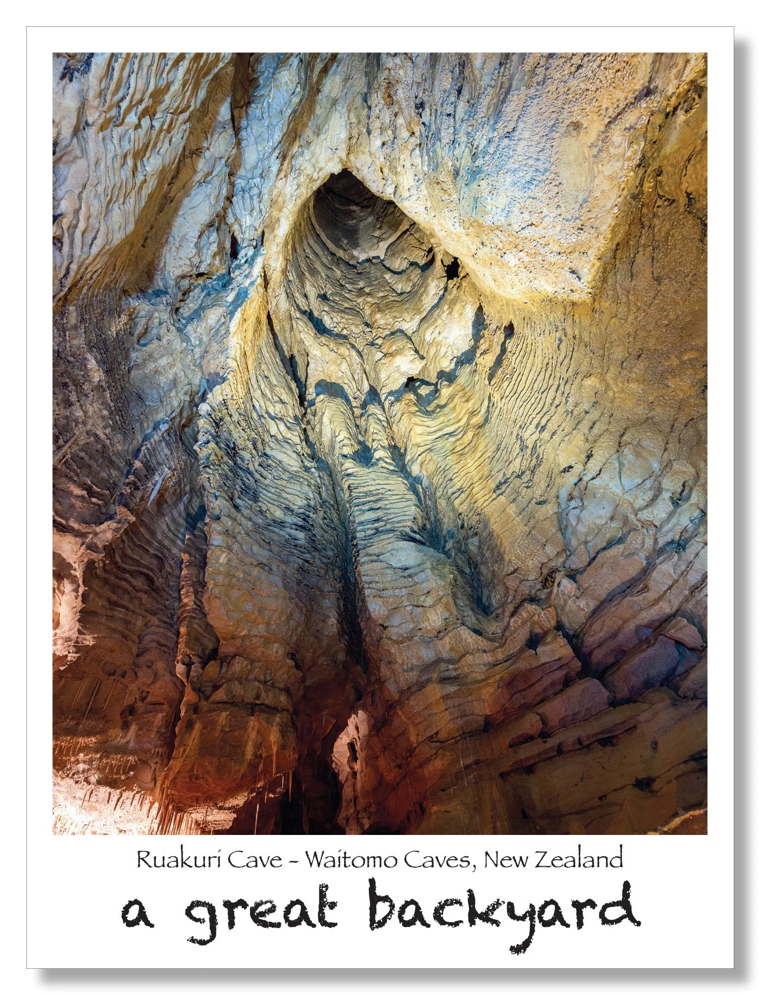 Ruakuri Cave Postcard by Corin Walker Bain | a great backyard photography NZ