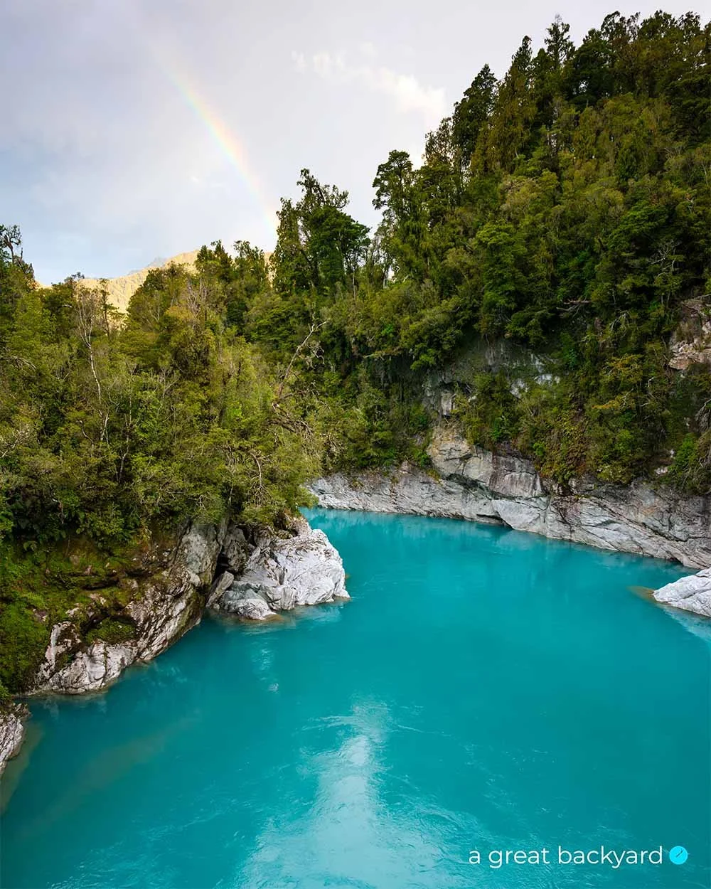 Hokitika Gorge Portrait by Corin Walker Bain | a great backyard print & design