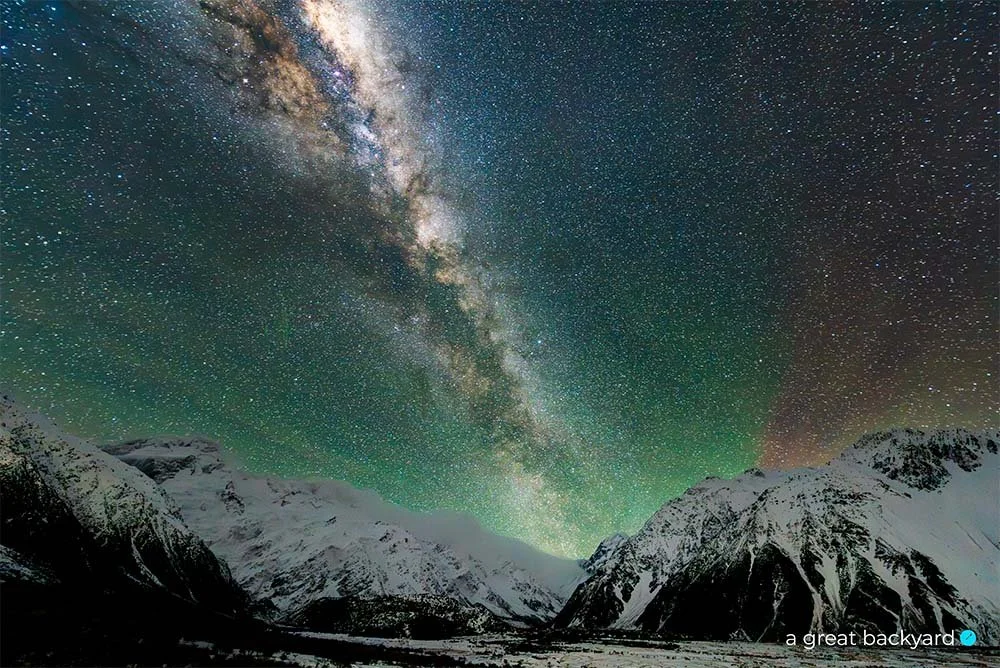 Mt Cook Milky Way by Corin Walker Bain | a great backyard NZ landscape photography prints