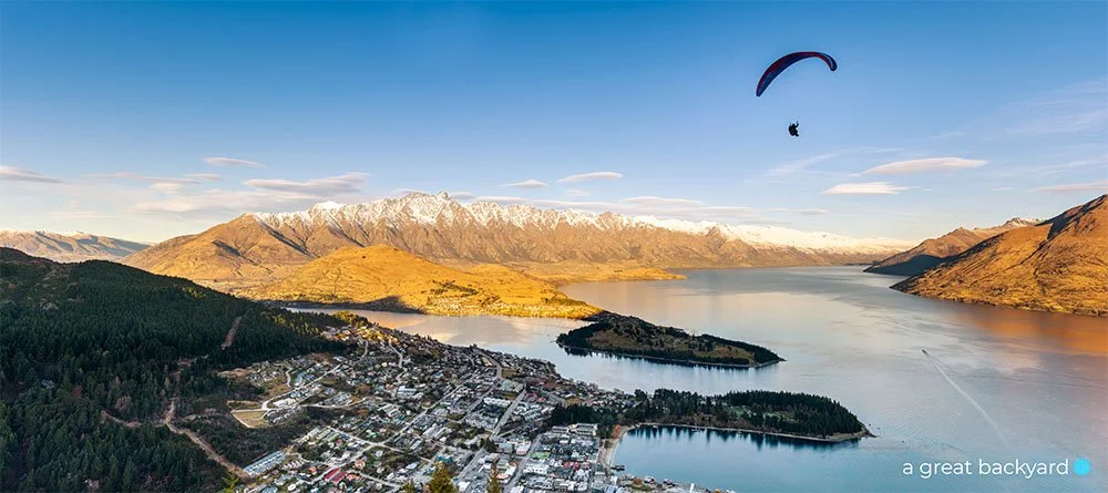 Queenstown Paraglider by Corin Walker Bain | New Zealand photography