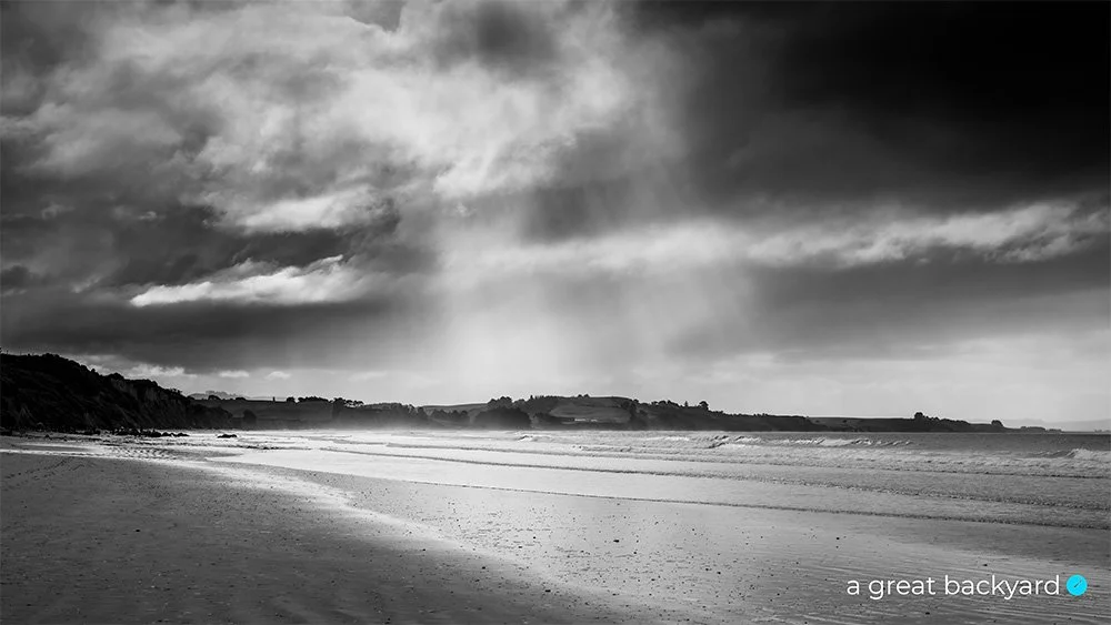 Moeraki Beach Light by Corin Walker Bain | a great backyard photography